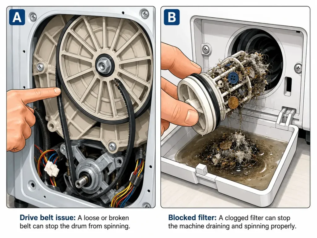 Washing Machine Not Spinning? How to Fix It