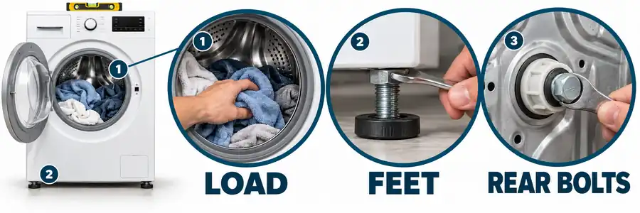 Washing Machine Shaking Violently? How to Stop It